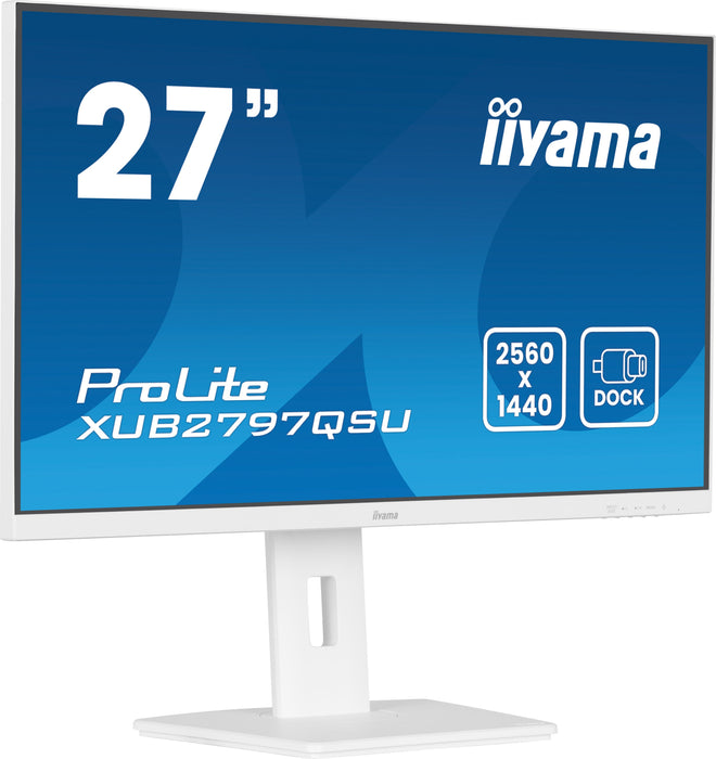EAN 4948570125111 - iiyama ProLite XUB2797QSU-W2 pantalla para PC 68,6 cm (27") 2560 x 1440 Pixeles Quad HD LED Blanco imagen 4