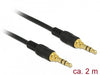 EAN 4043619855490 - DeLOCK 85549 cable de audio 2 m 3,5mm Negro imagen 1