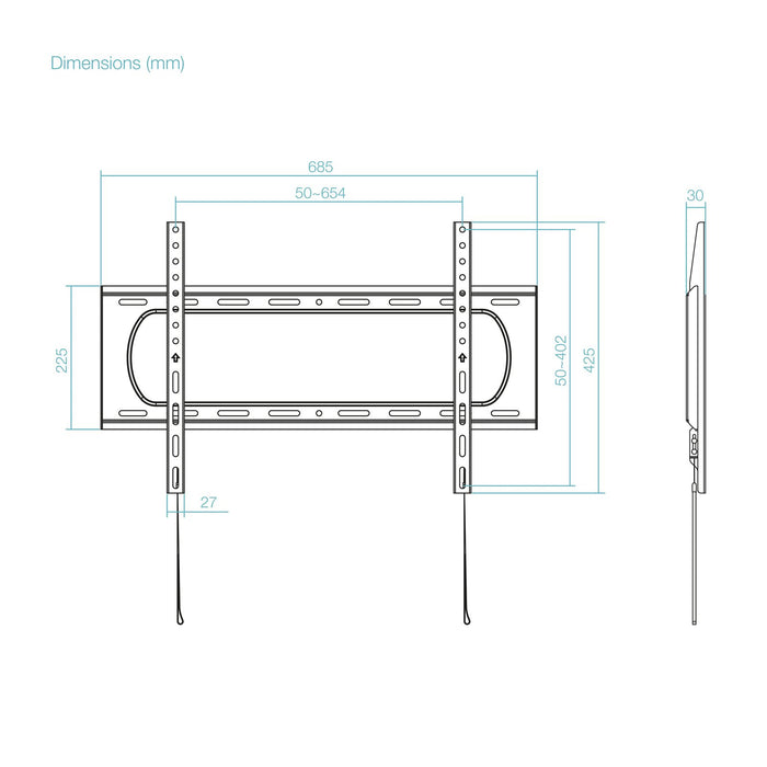 EAN 8433281017092 - TooQ LP1084F-B soporte para TV 2,03 m (80") imagen 6