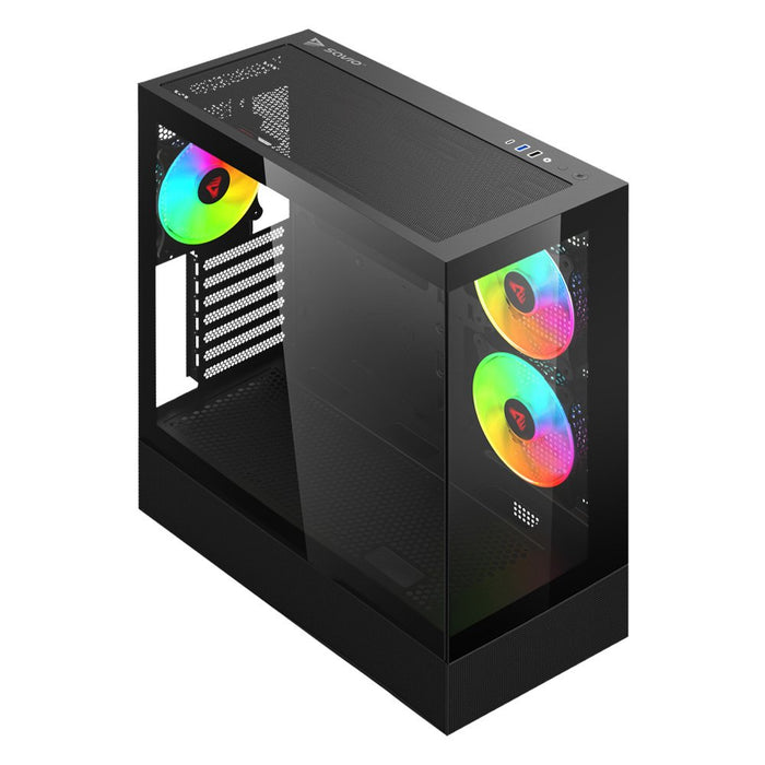 EAN 5901986048503 - Savio SIGMA X1 carcasa de ordenador Midi Tower Negro imagen 6