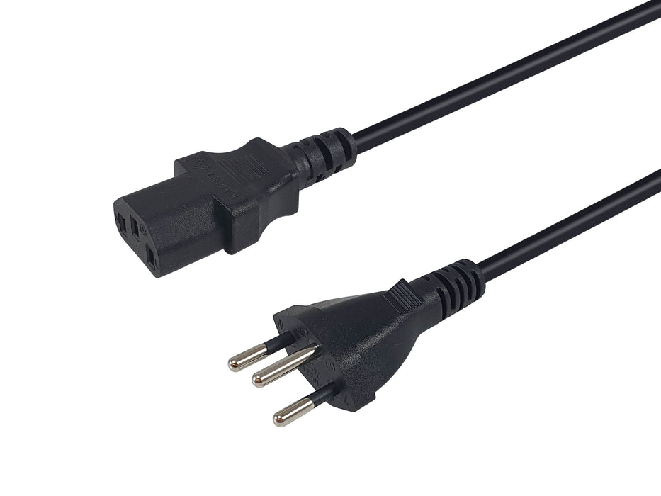 EAN 4015867245255 - Equip 112242 cable de transmisión Negro 5 m T12 C13 acoplador imagen 1