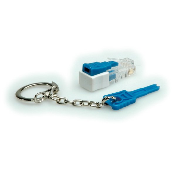 EAN 7611990118410 - ROLINE Lockable RJ45 Plug with Key cable de red Transparente imagen 3