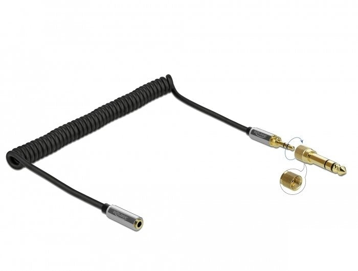 EAN 4043619858323 - DeLOCK 85832 cable de audio 2 m 3,5mm Negro imagen 1