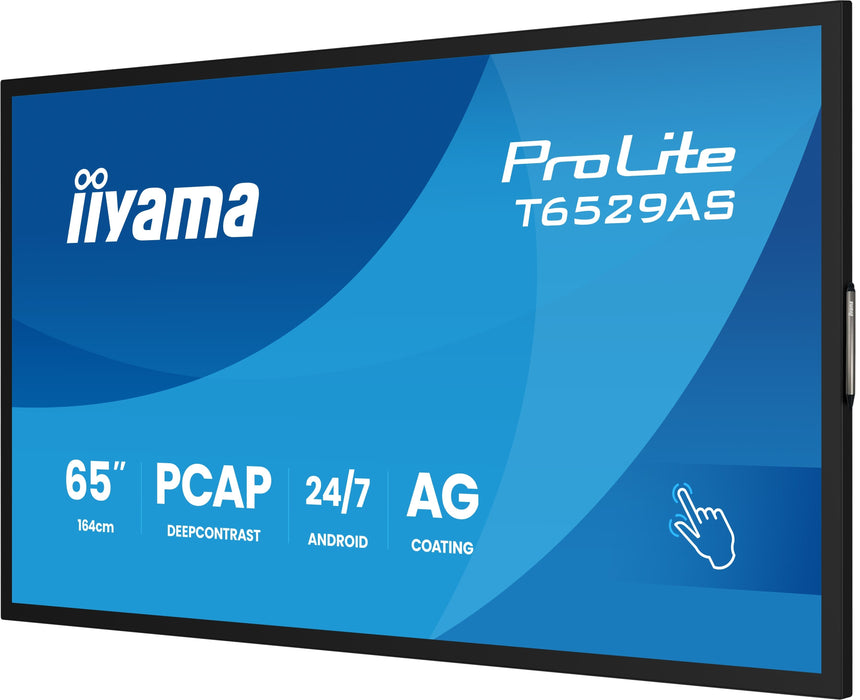 EAN 4948570125593 - iiyama T6529AS-B1AG pantalla de señalización Panel plano interactivo 163,8 cm (64.5") LED Wifi 500 cd / m imagen 9
