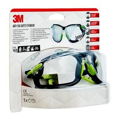 EAN 5902658102233 - 3M S1CGC1 gafa y cristal de protección Gafas de seguridad Plástico Negro, Verde imagen 2