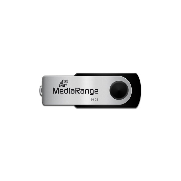 EAN 4260283112258 - MediaRange 64GB USB 2.0 unidad flash USB USB Type-A / Micro-USB Negro, Plata imagen 3