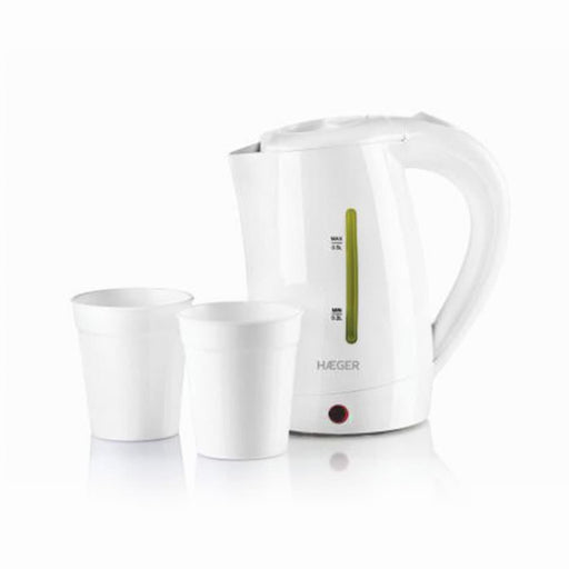 EAN 5608475009006 - Haeger EK-10W.015A tetera eléctrica 0,5 L 1100 W Blanco imagen 2