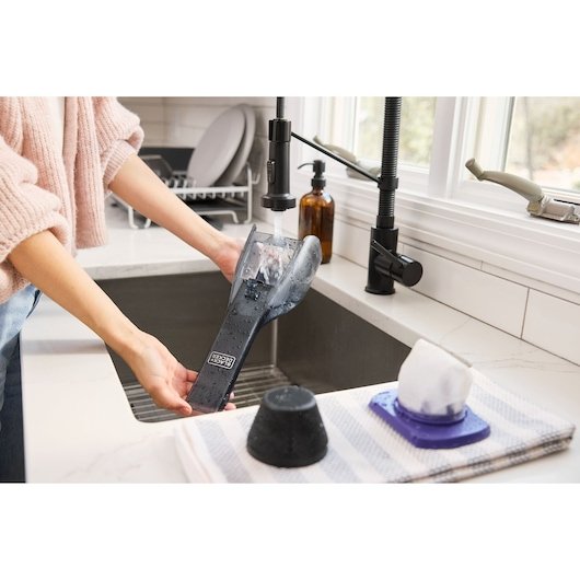 EAN 5035048840726 - Black & Decker DVD320BP aspiradora de mano Negro Sin bolsa imagen 8