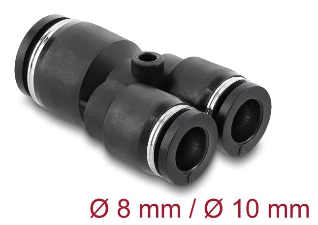 EAN 4043619607525 - DeLOCK 60752 acoplamiento y conector para máquina neumática Negro Metal, Plástico Rosca interior (hembra) imagen 2