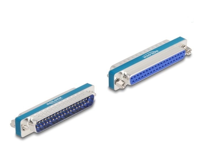 EAN 4043619665518 - DeLOCK 66551 cambiador de género para cable D-Sub 37 pin Plata imagen 1