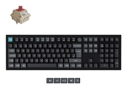 EAN 4894979048516 - Keychron Q6 Ultra 8K Wireless teclado Universal USB + RF Wireless + Bluetooth QWERTZ Alemán Negro imagen 1