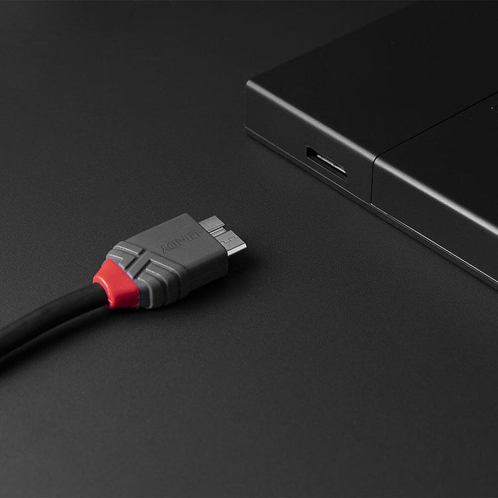 EAN 4002888366236 - Lindy 36623 cable USB USB 3.2 Gen 1 (3.1 Gen 1) 3 m USB C Micro-USB B Negro imagen 3
