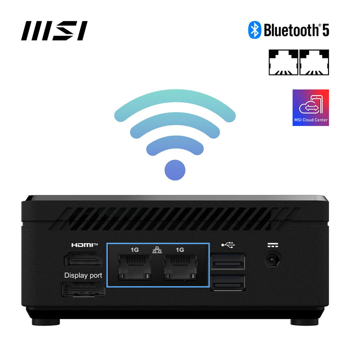 EAN 4711377071147 - MSI Cubi N ADL-007DE Intel® N N100 4 GB DDR4-SDRAM 128 GB SSD Windows 11 Pro Mini PC Negro imagen 5