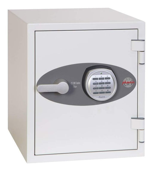 EAN 5032548003378 - Phoenix Safe Co. Titan FS1282E Caja fuerte empotrada en el suelo 25 L Acero Blanco imagen 2