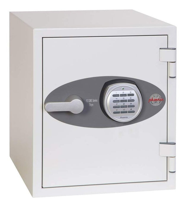 EAN 5032548003378 - Phoenix Safe Co. Titan FS1282E Caja fuerte empotrada en el suelo 25 L Acero Blanco imagen 2