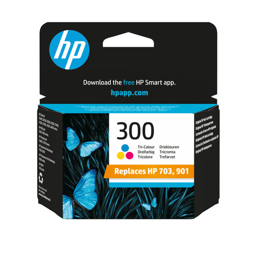 EAN 0884962780497 - HP 300 Tri-color Original Ink Cartridge cartucho de tinta 1 pieza(s) Rendimiento estándar Cian, Magenta,  imagen 1