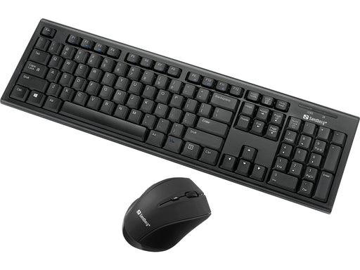 EAN 5705730631238 - Sandberg 631-23 teclado Ratón incluido Hogar / Oficina RF inalámbrico QWERTY Inglés Negro imagen 1