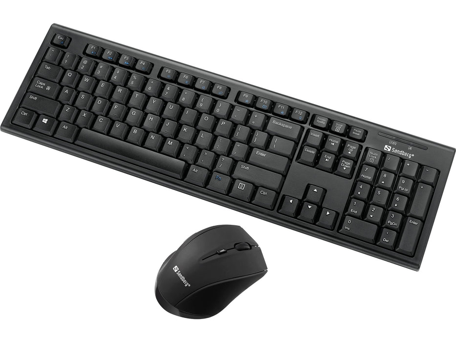 EAN 5705730631238 - Sandberg 631-23 teclado Ratón incluido Hogar / Oficina RF inalámbrico QWERTY Inglés Negro imagen 1