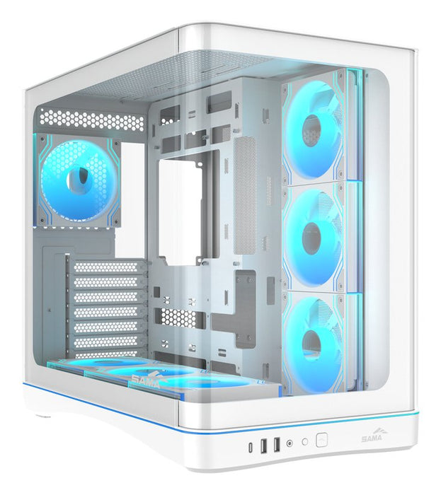 EAN 6930788487349 - SAMA Gears V62 Midi Tower Blanco imagen 1