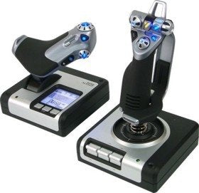 EAN 0021165103535 - Saitek X52 Flight Control System Palanca de mando imagen 1