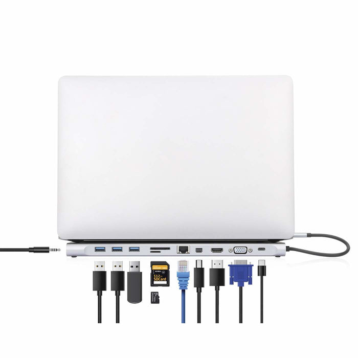EAN 0766623130578 - Manhattan 130578 base para portátil y replicador de puertos Alámbrico USB 3.2 Gen 1 (3.1 Gen 1) Type-C Al imagen 10