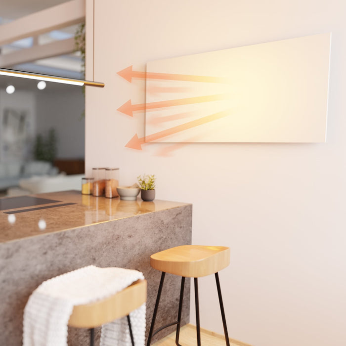 EAN 8721022291116 - Hombli HBIR-0209 calefactor eléctrico Interior Blanco 700 W Calefactor eléctrico infrarrojo imagen 2