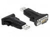 EAN 4043619662869 - DeLOCK 66286 cable de serie Negro 0,8 m USB tipo A DB-9 imagen 2