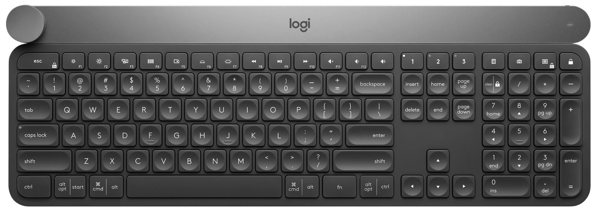 EAN 5099206072848 - Logitech 920-008500 teclado Universal RF Wireless + Bluetooth QWERTY Italiano Negro, Gris imagen 5