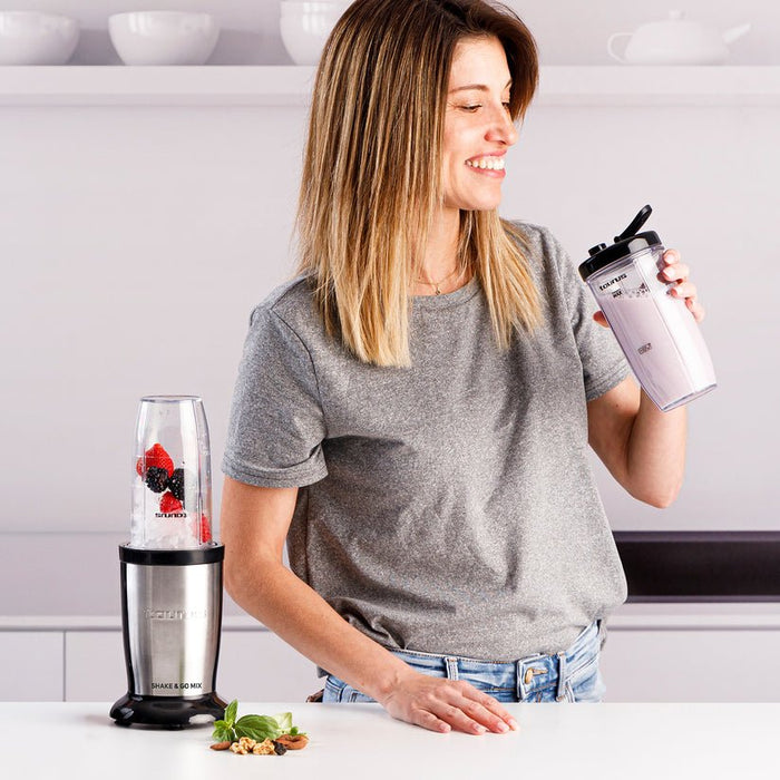 EAN 8414234124876 - Taurus SHAKE & GO MIX 0,5 L Batidora de vaso 1000 W Acero inoxidable, Negro imagen 6