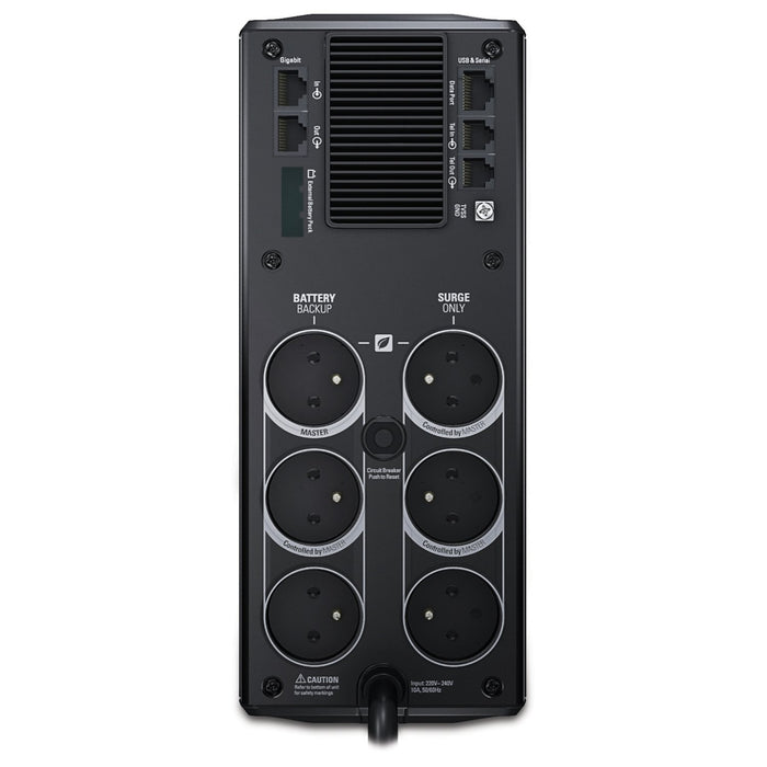 EAN 0731304268734 - APC BR1500G-FR sistema de alimentación ininterrumpida (UPS) Línea interactiva 1,5 kVA 865 W imagen 2