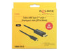 EAN 4043619852574 - DeLOCK 85257 adaptador de cable de vídeo 3 m USB Tipo C DisplayPort Negro imagen 2