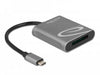 EAN 4043619917419 - DeLOCK 91741 lector de tarjeta USB 3.2 Gen 1 (3.1 Gen 1) Type-C Negro, Gris imagen 1