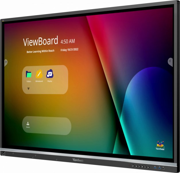 EAN 0766907019698 - Viewsonic IFP5550-5 pizarra blanca interactiva 139,7 cm (55") 3840 x 2160 Pixeles Pantalla táctil Negro H imagen 3