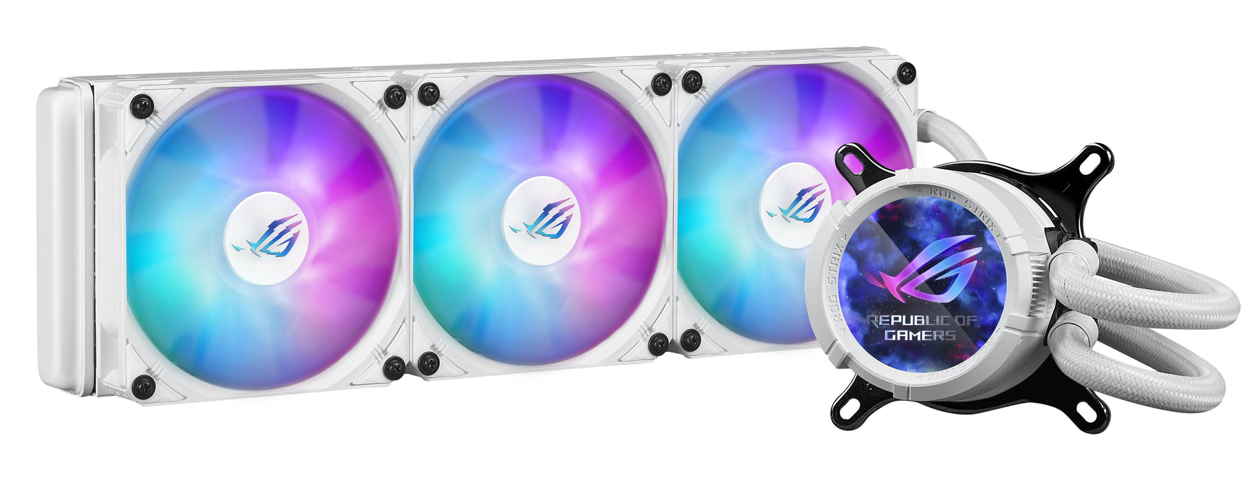 EAN 4711387579695 - ASUS ROG Strix LC III 360 ARGB White Edition Procesador Sistema de refrigeración líquida todo en uno 12 c imagen 1