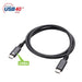 EAN 8059018362602 - Techly ICOC MUSB40-CMCM08 cable USB USB4 Gen 3x2 0,8 m USB C 40 Gbit/s 100 W Negro imagen 2