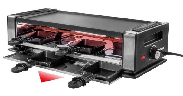 EAN 4011689487309 - Unold 48730 parrilla de interior 8 personas(s) 1200 W Negro, Acero inoxidable imagen 2