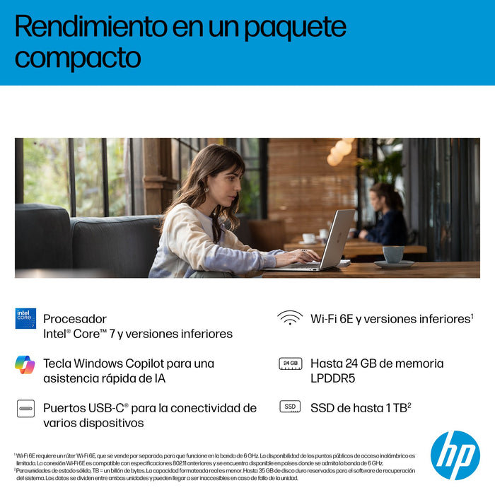 EAN 0199896062503 - HP OmniBook 5 Flip 2-in-1 Laptop 14-fp0057ns Intel Core 7 150U 35,6 cm (14") Pantalla táctil 2K 16 GB LPD imagen 7