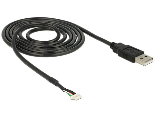 EAN 4043619959877 - DeLOCK 1.5m, USB2.0-A/5p cable USB 1,5 m USB A Negro imagen 1