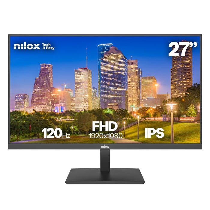EAN 8431775136588 - Nilox MONITOR 27 IPS 120 HZ HDMI Y DP pantalla para PC 68,6 cm (27") 1920 x 1080 Pixeles Full HD LCD Negr imagen 1