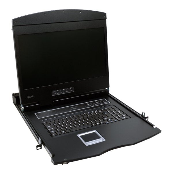 EAN 4052792045284 - LogiLink LC902US consola de rack 47 cm (18.5") 1366 x 768 Pixeles Metal Negro 1U imagen 1