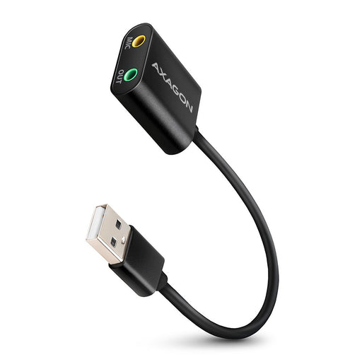 EAN 8595247906298 - Axagon ADA-12 USB 2.0 Stereo Audio Mini-Adapter 15 cm Kabellänge - Kabel - Audio/Multimedia 2.0 canales imagen 1