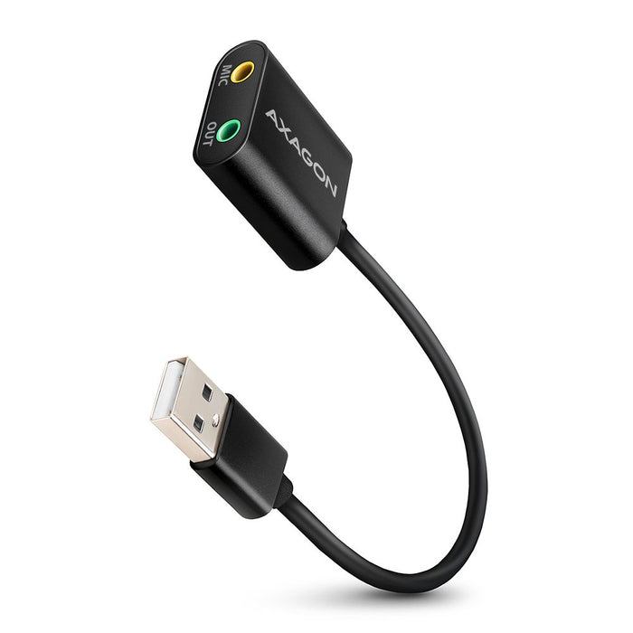 EAN 8595247906298 - Axagon ADA-12 USB 2.0 Stereo Audio Mini-Adapter 15 cm Kabellänge - Kabel - Audio/Multimedia 2.0 canales imagen 1