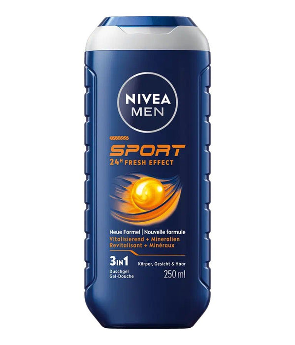 EAN 4006000063676 - NIVEA Men Sport 250 ml Gel de ducha Hombres Cuerpo, rostro y cabello imagen 1