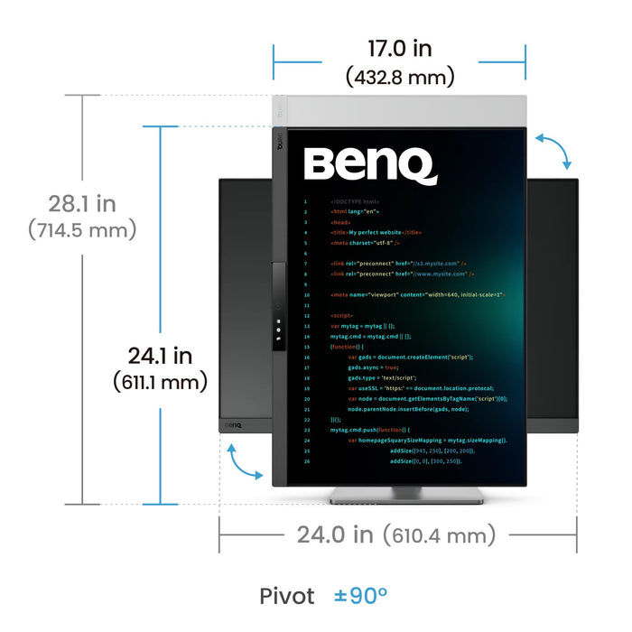 EAN 4718755097270 - BenQ RD280UG pantalla para PC 71,6 cm (28.2") 3840 x 2560 Pixeles 4K Ultra HD Negro imagen 7