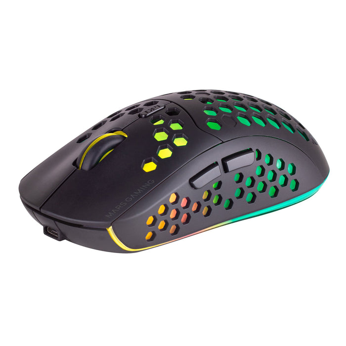 EAN 8435693100003 - Mars Gaming MMW3 ratón Juego mano derecha RF inalámbrico Óptico imagen 4