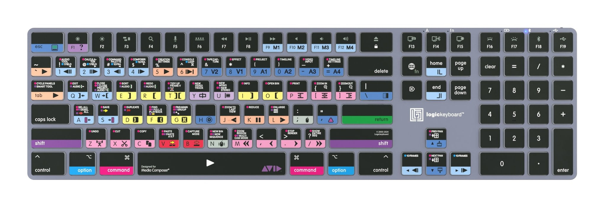 EAN 5707795022242 - Logickeyboard LKB-MCOMP-TM teclado Oficina Bluetooth QWERTY Alemán Gris, Titanio imagen 2