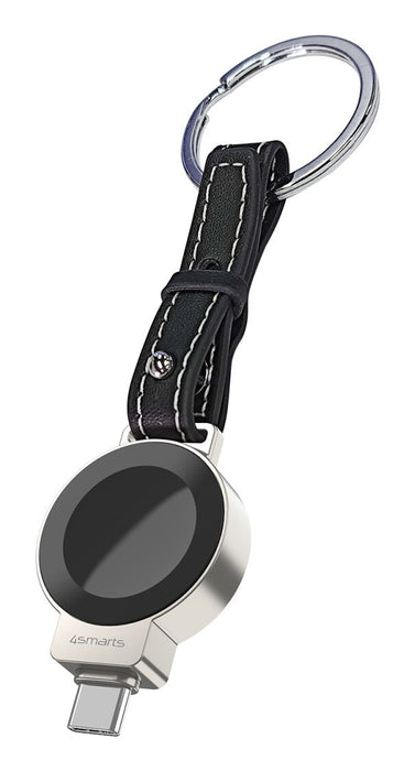 EAN 4252011911486 - 4smarts 541478 cargador de dispositivo móvil Reloj inteligente Negro, Plata USB Cargador inalámbrico Inte imagen 2