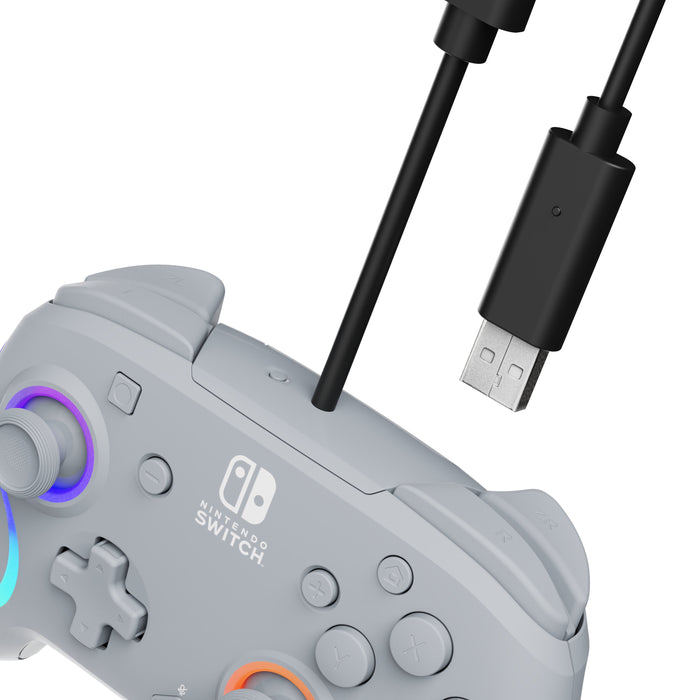 EAN 708056071981 - PDP Afterglow Wave Gris USB Gamepad Analógico/Digital Nintendo Switch, Nintendo Switch OLED imagen 6