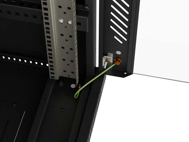 EAN 5901969447873 - Lanberg FF01-6624-12BL armario rack 24U Rack o bastidor independiente Negro imagen 11