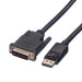 EAN 7611990129775 - ROLINE 11.04.5772 adaptador de cable de vídeo 2 m DisplayPort DVI Negro imagen 1